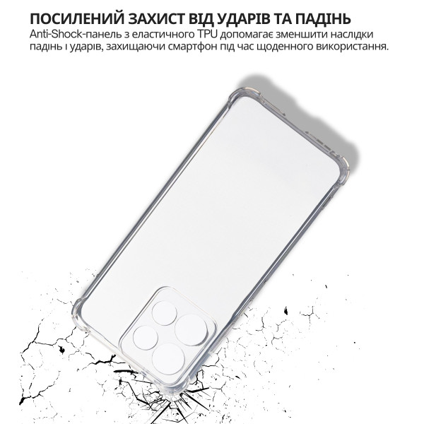 Фото - Чохол для смартфона BeCover Anti-Shock for Motorola Edge 60 Neo Clear (715068)