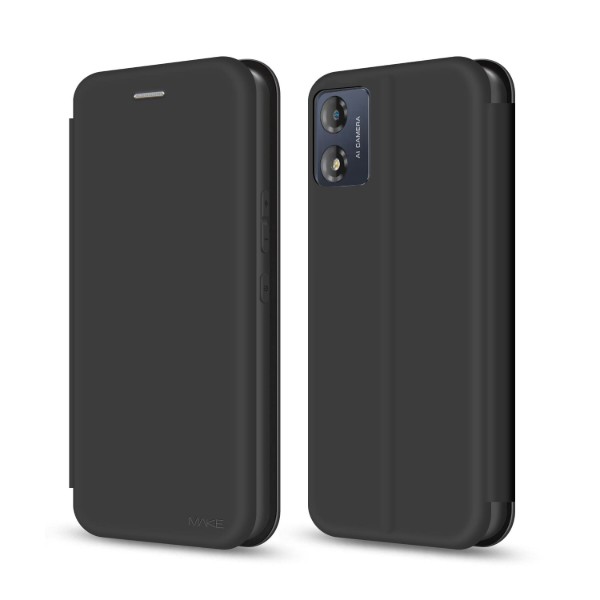 Фото - Чохол для смартфону MAKE Flip Moto E13 Black (MCP-ME13BK)