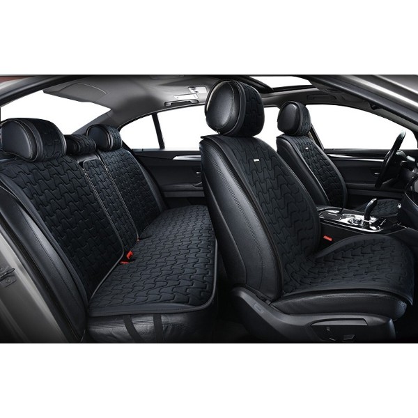 Фото - Комплект накидок на сиденье автомобиля Beltex Chicago black (BX85100)