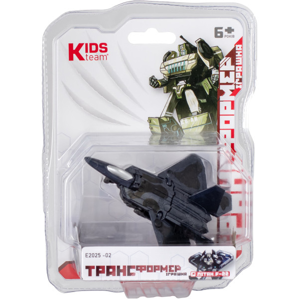 Фото - Робот-трансформер Kids Team Літак F-22 (E2025-02)