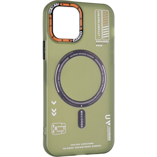 Фото - Чохол для смартфону Gelius Resistant Shield Magsafe Case for iPhone 12 Pro Green (97238)