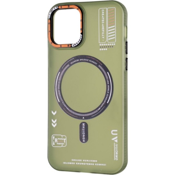 Фото - Чохол для смартфону Gelius Resistant Shield Magsafe Case for iPhone 12 Pro Green (97238)