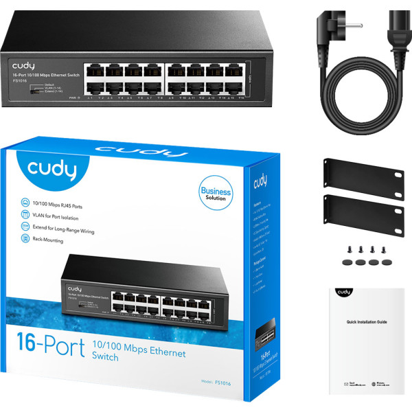 Фото - Коммутатор локальной сети (Switch) Cudy FS1016