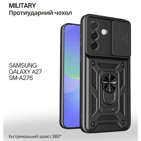 Фото - Чехол для смартфона BeCover Military for Samsung Galaxy А27 SM-A276 Black (715680)