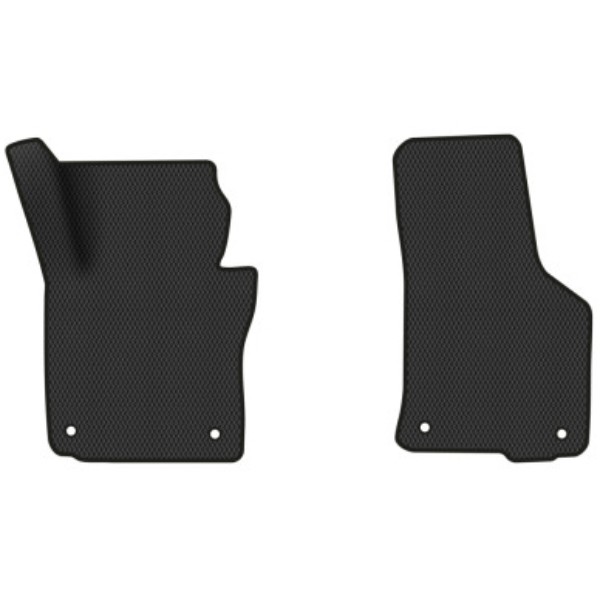 Фото - Коврики из экокожи в салон авто передние EVAtech для Octavia A5 (AT, 8 clips) Skoda 2004-2013 2 поколение Liftback EU (SK12152AE2AV4BBB)