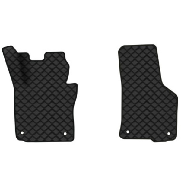 Фото - Килимки з екошкіри в салон авто передні EVAtech для Octavia A5 (MT, 8 clips) Skoda 2004-2013 2 покоління Liftback EU (SK12150AE2AV4BBB)