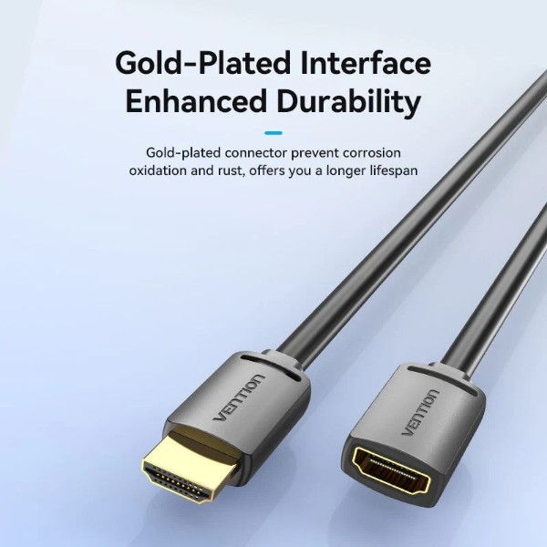 Фото - Кабель HDMI Vention HDMI M - F 5.0 м, V2.0 4K 60Hz (AHCBJ)