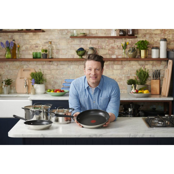 Фото - Каструля Tefal E3186375 Jamie Oliver Home Cook  26 см/8,4 л