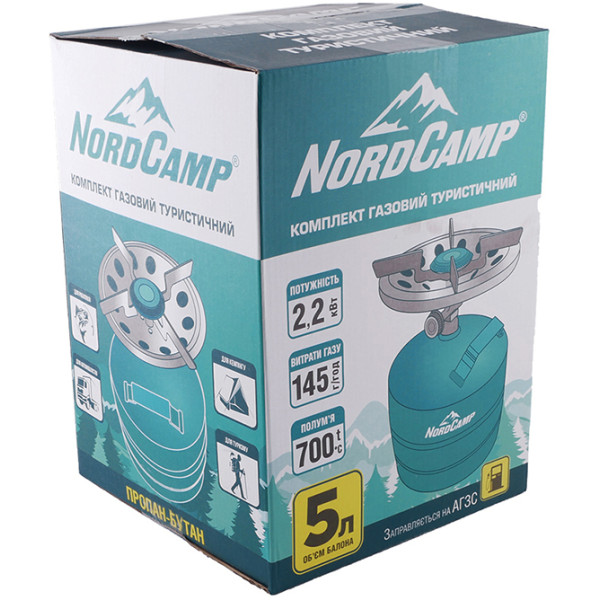 Фото - Горелка газовая Nord Camp 5 л (NC05500)