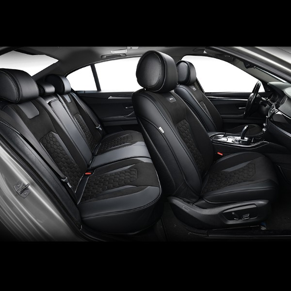 Фото - Комплект накидок на сиденье автомобиля Beltex Montana black (BX87100)