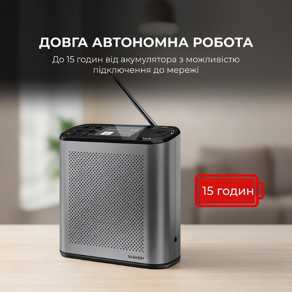 Фото - Радиоприемник Sharp DR-P530 (GY)