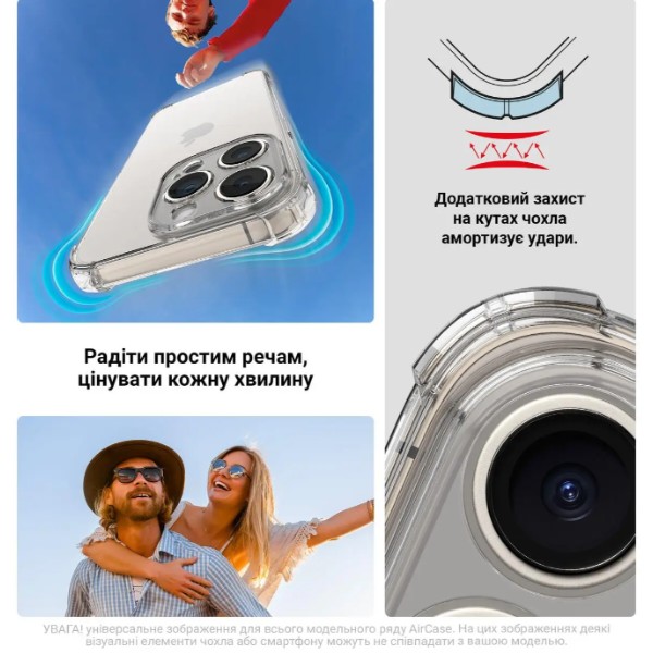 Фото - Чехол для смартфона Armorstandart Air Force for Samsung A18 4G / A17 4G Camera cover Clear (ARM92502)