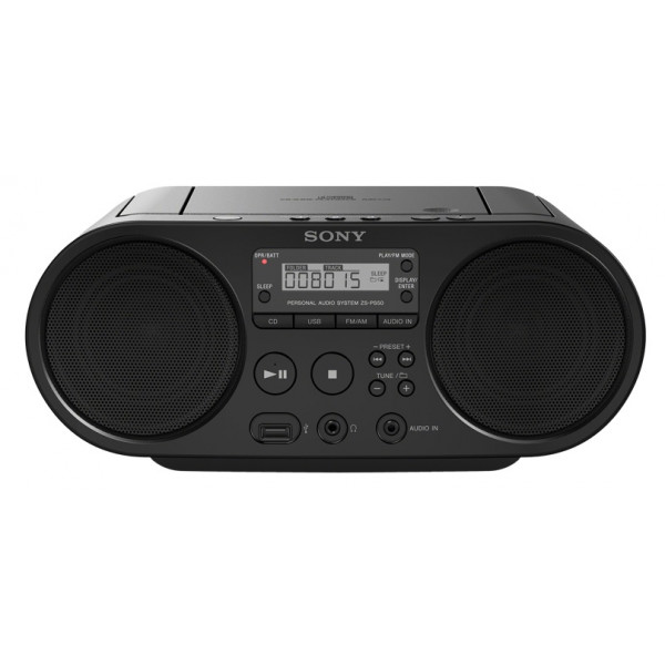 Фото - Аудіомагнітофон Sony ZS-PS50 (ZSPS50B.RU5)