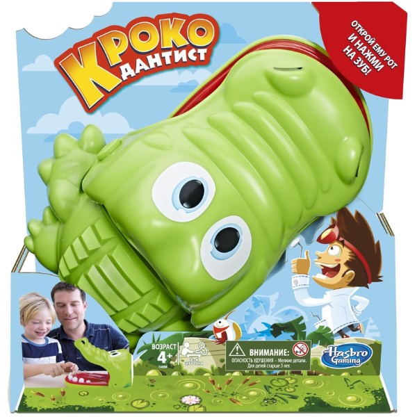 Фото - Настільна гра (5-7 років) Hasbro Кроко Дантист (E4898) Фото - Настільна гра (5-7 років) Hasbro Кроко Дантист (E4898)