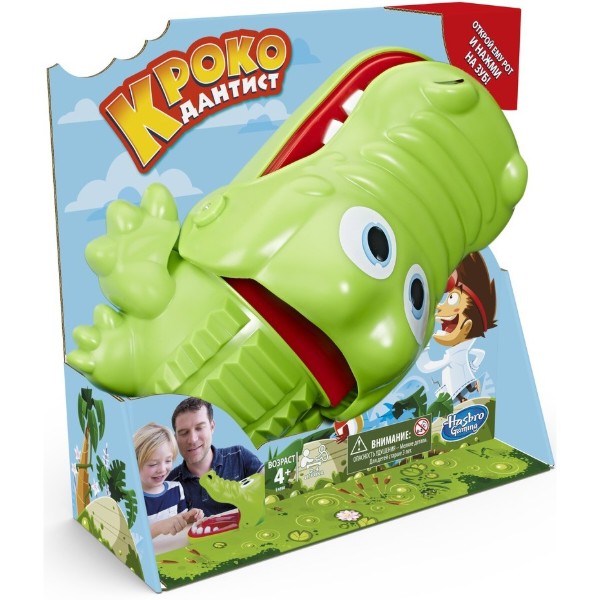 Фото - Настільна гра (5-7 років) Hasbro Кроко Дантист (E4898)