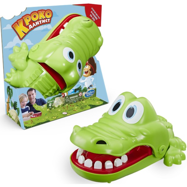 Фото - Настільна гра (5-7 років) Hasbro Кроко Дантист (E4898)