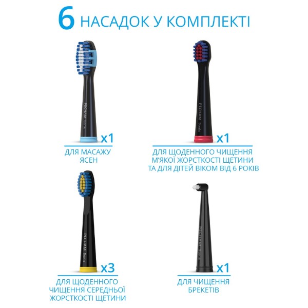 Фото - Зубная щетка электрическая Pecham Black Travel PC-085