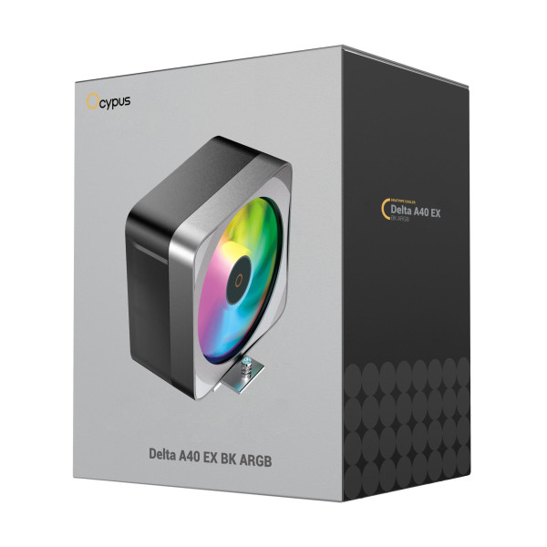 Фото - Процесорний кулер OCYPUS DELTA A40 EX BK ARGB (DELTA-A40-BK1NAWN00E-GL)