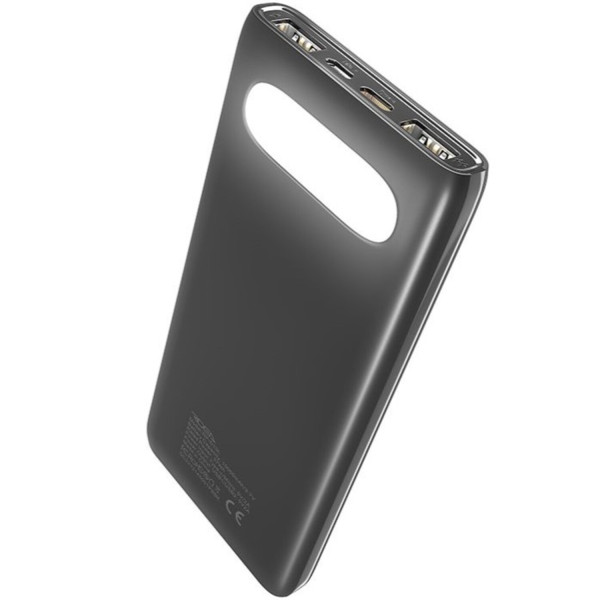 Фото - Батарея мобільна Ridea Phoenix10 10W digital display + lamp 10000 mAh Black (RP-D10L)