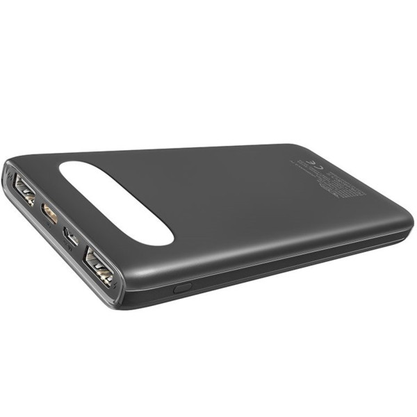 Фото - Батарея мобільна Ridea Phoenix10 10W digital display + lamp 10000 mAh Black (RP-D10L)