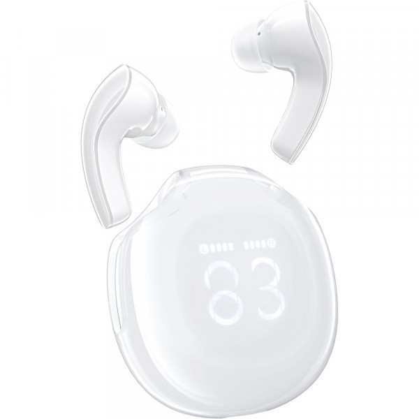 Фото - Навушники вкладиші бездротові TWS AceFast T9 porcelain white (6974316282549)