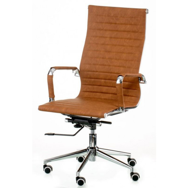 Фото - Кресло офисное Special4You Solano Artleather Light Brown (E5777)