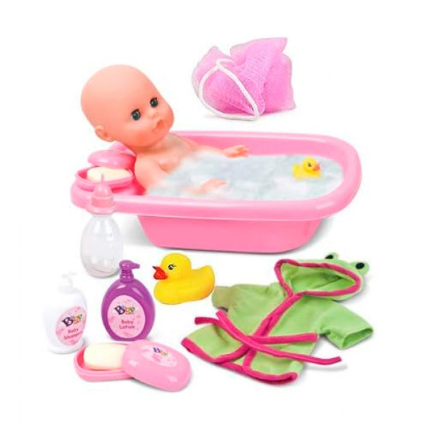 Фото - Пупс класичний Baellar з ванною 30 см (9399)