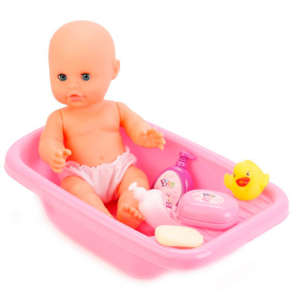 Фото - Пупс класичний Baellar з ванною 30 см (9399)