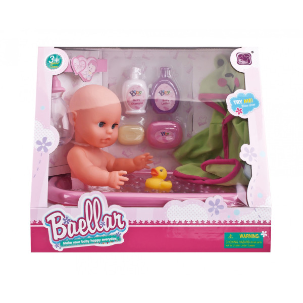 Фото - Пупс класичний Baellar з ванною 30 см (9399) Фото - Пупс класичний Baellar з ванною 30 см (9399)