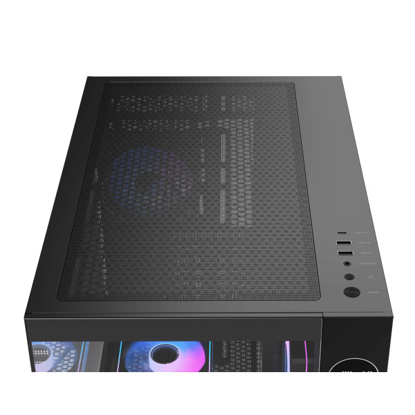 Фото - Корпус OCYPUS ATX W/O PSU IOTA C70 BK ARGB (IOTA-C70-BKD600XX-GL)