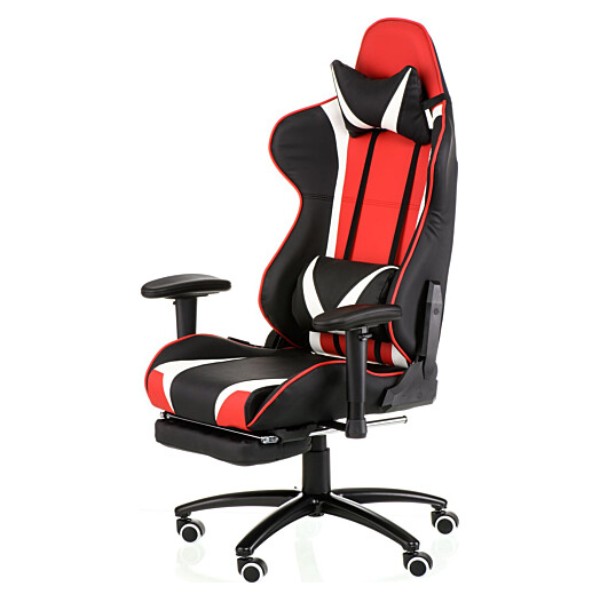Фото - Кресло для геймеров Special4You ExtremeRace Black/Red/White with footrest (E6460)