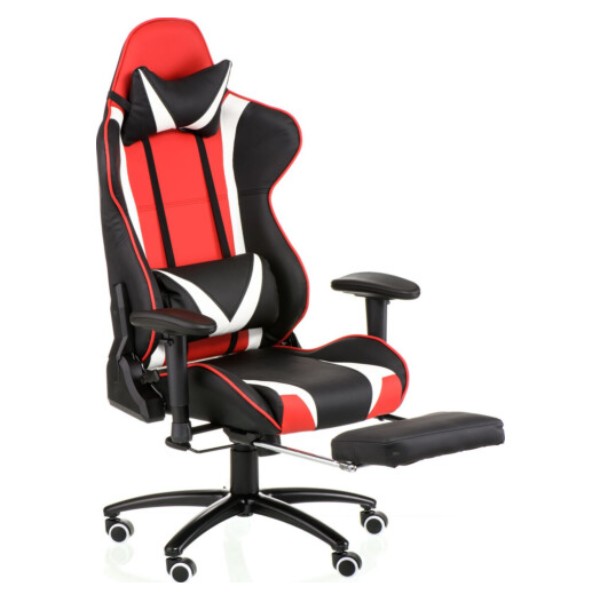 Фото - Кресло для геймеров Special4You ExtremeRace Black/Red/White with footrest (E6460)