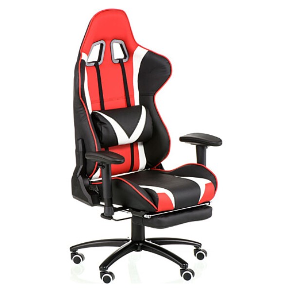 Фото - Кресло для геймеров Special4You ExtremeRace Black/Red/White with footrest (E6460)