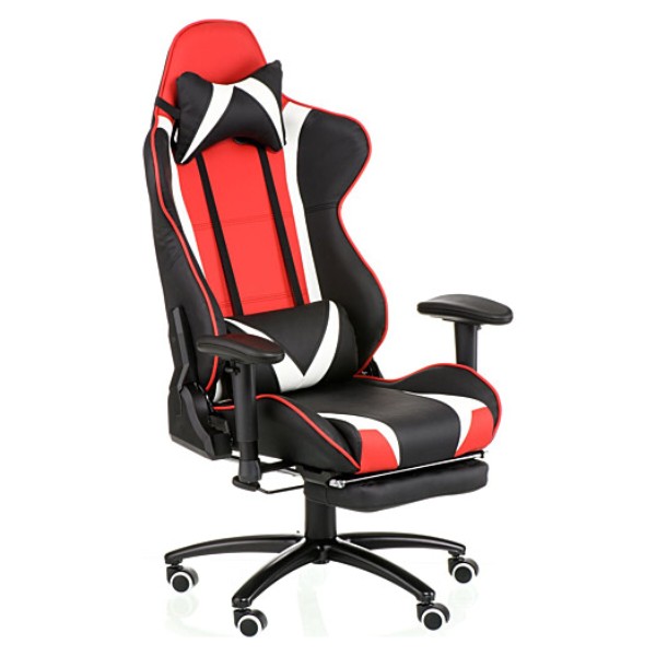 Фото - Кресло для геймеров Special4You ExtremeRace Black/Red/White with footrest (E6460)
