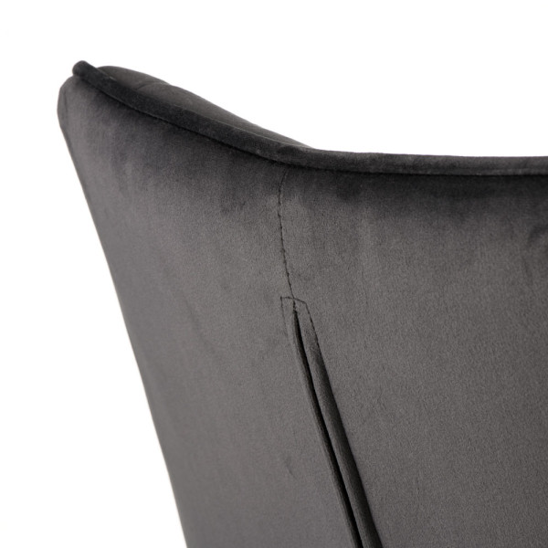 Фото - Стул кухонный Special4You Damask Dark Grey (E6477)