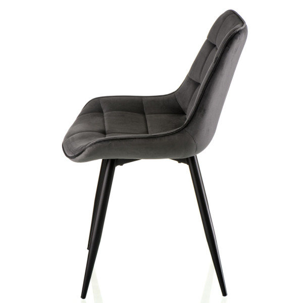 Фото - Стул кухонный Special4You Damask Dark Grey (E6477)