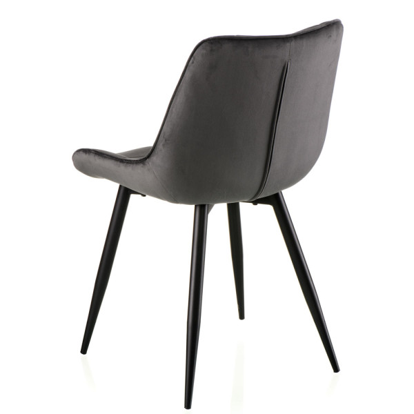 Фото - Стул кухонный Special4You Damask Dark Grey (E6477)