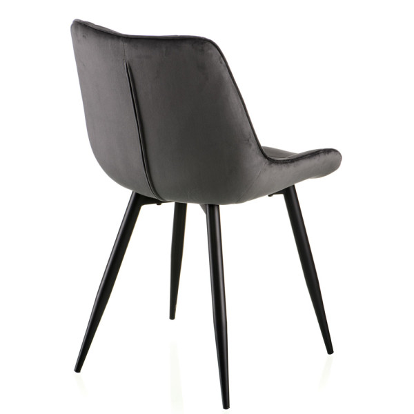 Фото - Стул кухонный Special4You Damask Dark Grey (E6477)