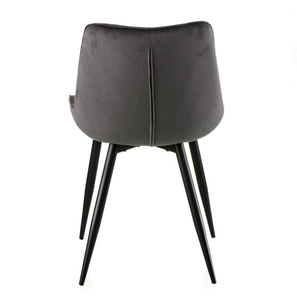 Фото - Стул кухонный Special4You Damask Dark Grey (E6477)