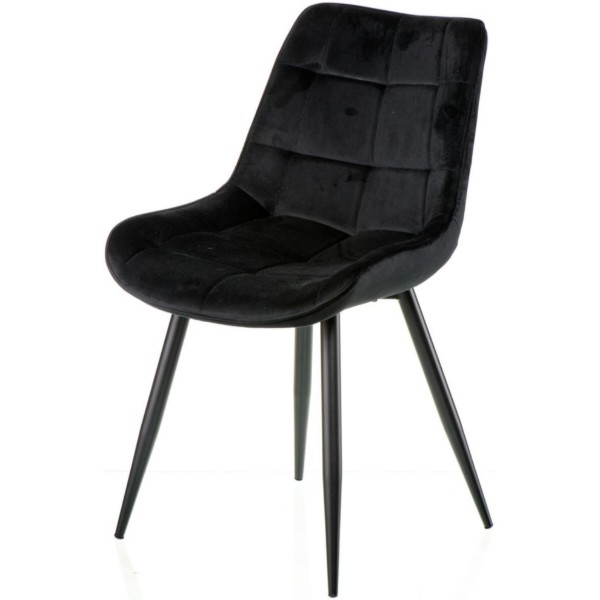 Фото - Стул кухонный Special4You Damask Black (E6484) Фото - Стул кухонный Special4You Damask Black (E6484)