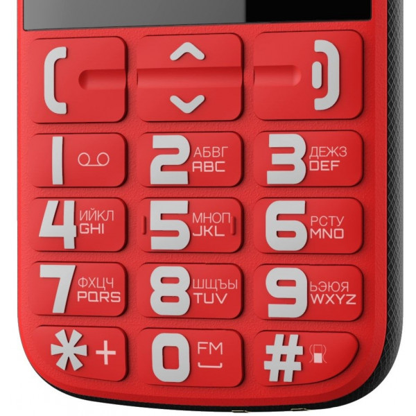 Фото - Мобильный телефон Nous Helper NS 2422 Red-Black