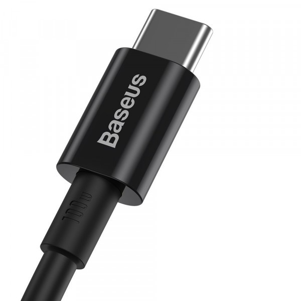 Фото - Кабель Baseus Superior Fast Charging USB-C-USB-C 1m Black (CATYS-B01)