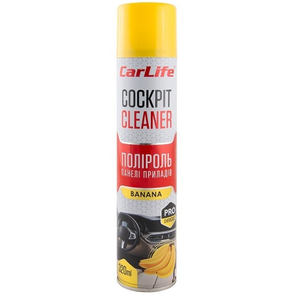 Фото - Полироль для авто CarLife Банан Cockpit Cleaner 320 ml (CF323)