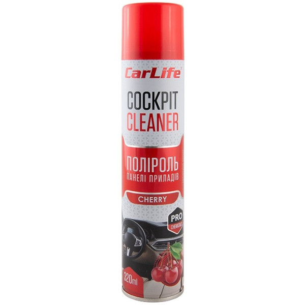 Фото - Поліроль для авто CarLife Bишня Cockpit Cleaner 320 ml (CF330)