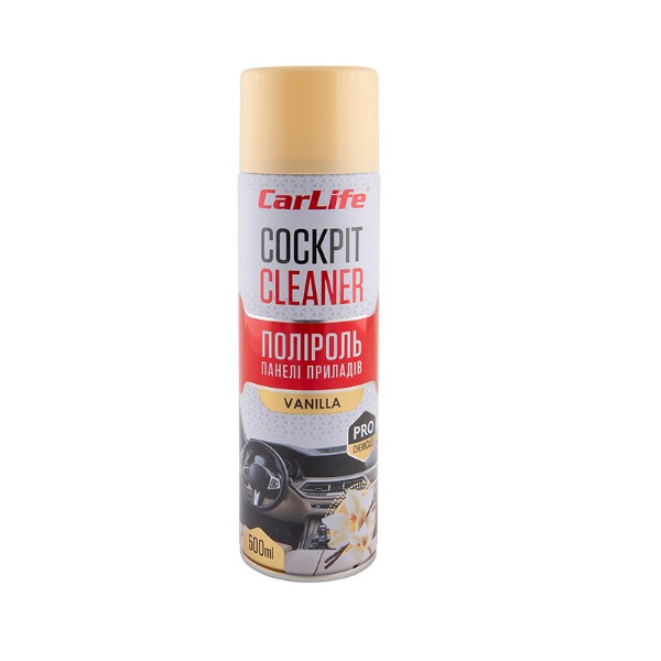 Фото - Поліроль для авто CarLife Bаніль Cockpit Cleaner 500 ml (CF502)