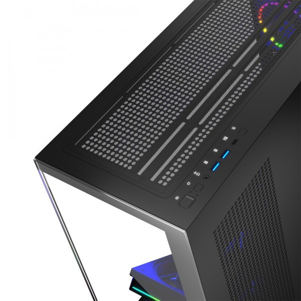 Фото - Корпус Modecom AT-STELLAR-5F-ARGB-10 BLACK без БЖ ATX