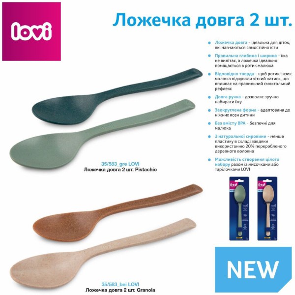 Фото - Набір дитячий Lovi Pistachio 2 шт. (35/583_gre)