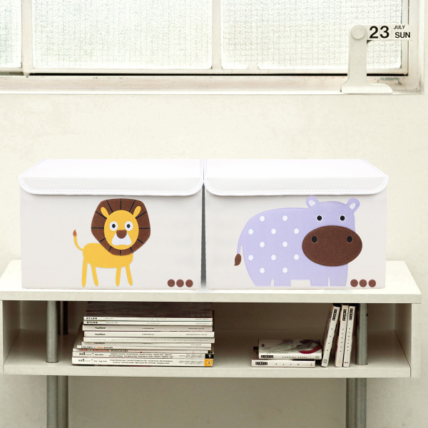 Фото - Коробка для зберігання дитяча Handy Home Бегемот 33x33x33 см (CH01)