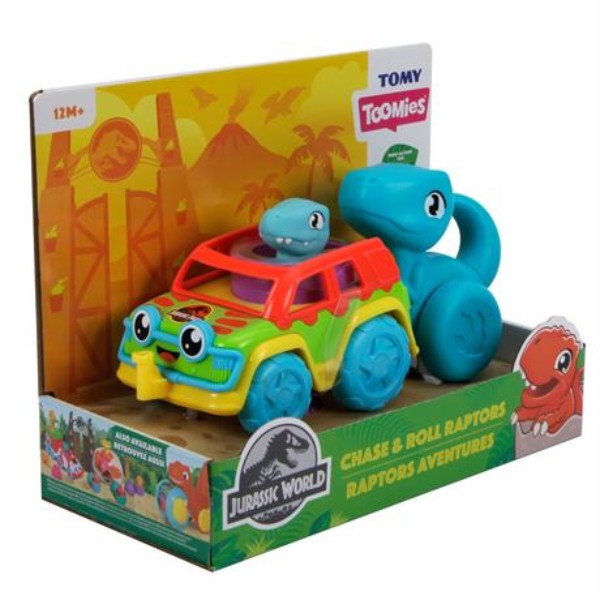 Фото - Базовый игровой транспорт для малыша Toomies Jurassic World диномашина (E73251)