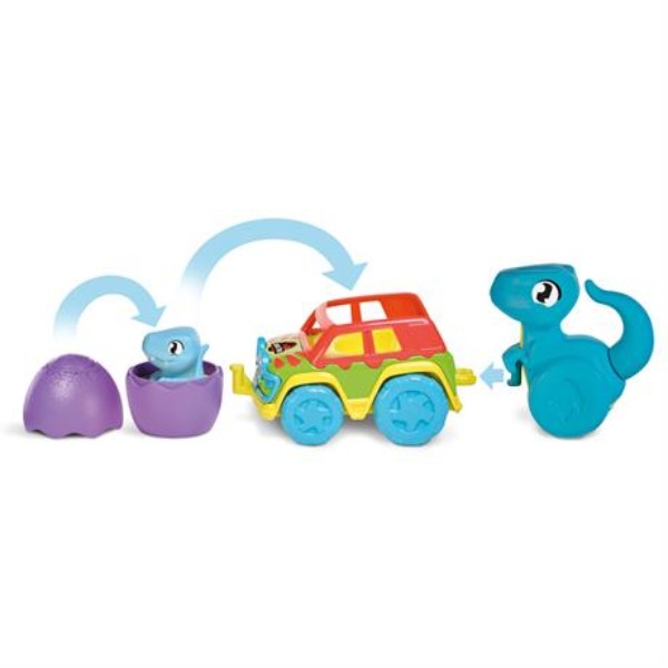 Фото - Базовый игровой транспорт для малыша Toomies Jurassic World диномашина (E73251)